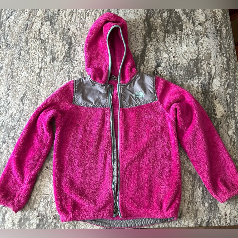 The North Face Girls Pink Fleece Jacket